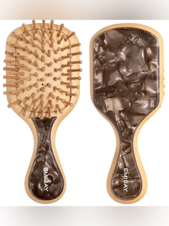 Emi Jay Other - Emi Jay Mini Bamboo Paddle Brush - Toasted Sugar (BNIB)
